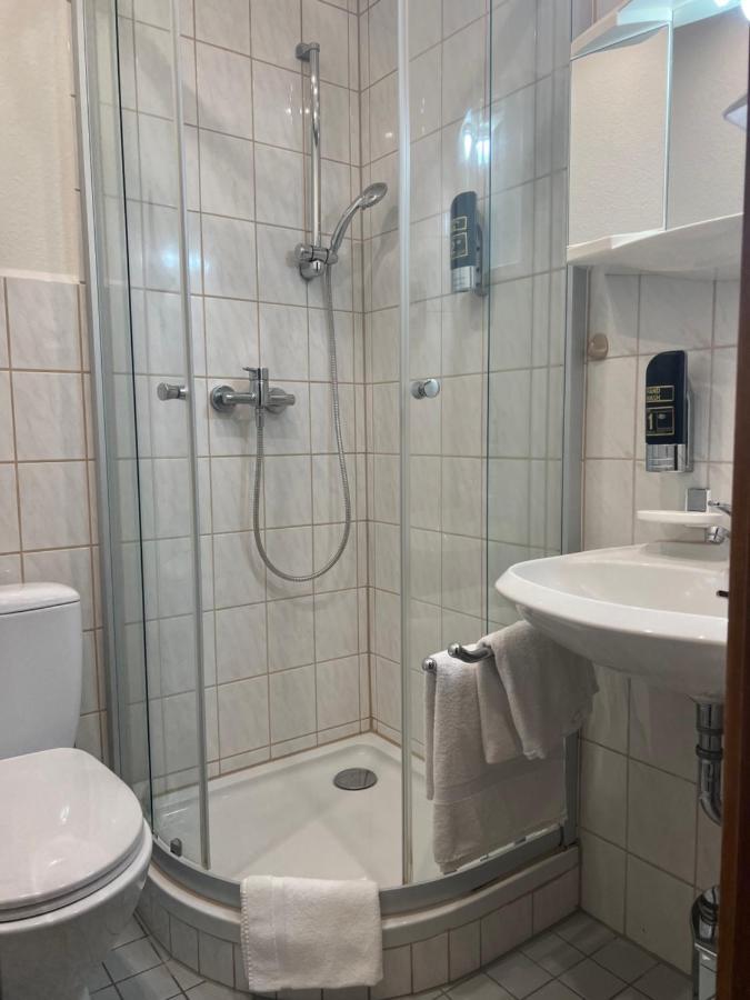 Hotel Pension Wiesenau Salzhausen Dış mekan fotoğraf