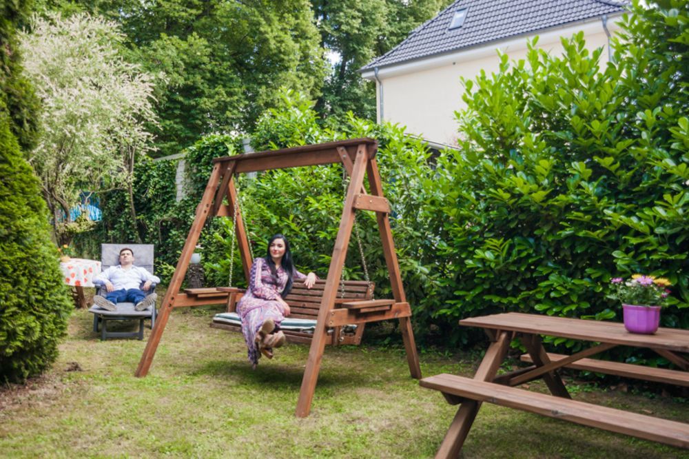 Hotel Pension Wiesenau Salzhausen Dış mekan fotoğraf