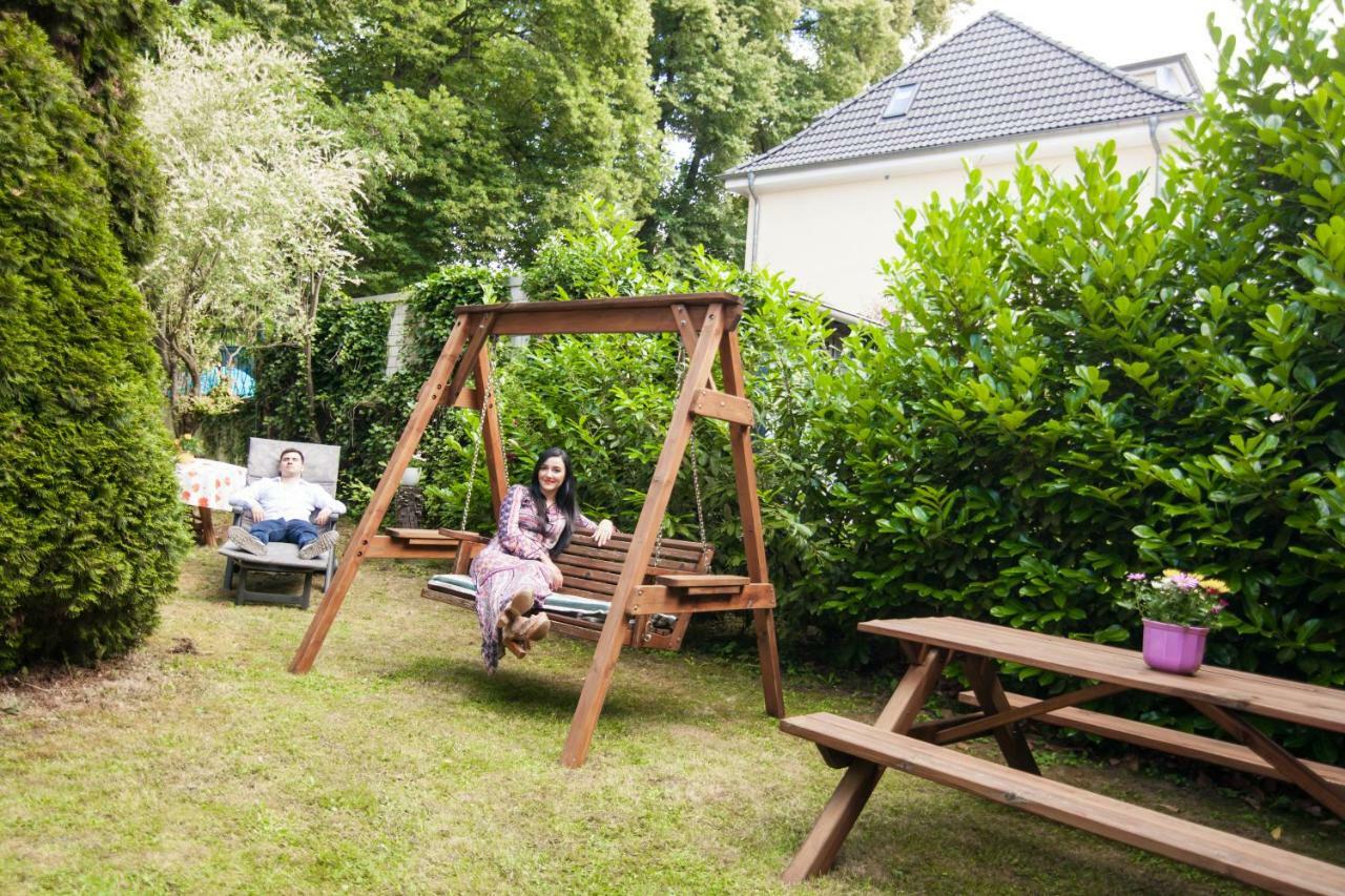 Hotel Pension Wiesenau Salzhausen Dış mekan fotoğraf